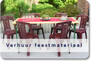 Verhuur feestmateriaal